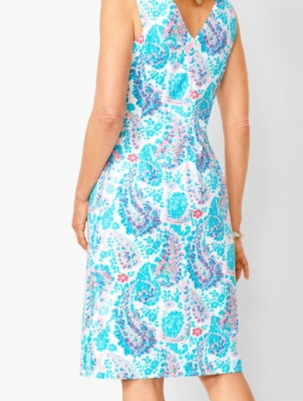 Talbots Fresco Sheath Dress - Picture 2 of 11